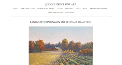 Desktop Screenshot of jeannepiercefineart.com