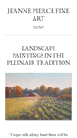 Mobile Screenshot of jeannepiercefineart.com